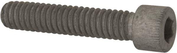 Armor Coat - 1/4-20 UNC Hex Socket Drive, Socket Cap Screw - Alloy Steel, Armor Coat Finish, Fully Threaded, 1-1/4" Length Under Head - Industrial Tool & Supply
