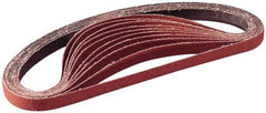 3M - 4" Wide x 132" OAL, 80 Grit, Ceramic Abrasive Belt - Ceramic, Medium, Coated, X Weighted Cloth Backing, Series 747D - Industrial Tool & Supply