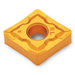 Turning Insert:  CNMG432ML TT9080,  Solid Carbide AlTiN & TiN Finish,  Neutral,  0.5080″ Long,  1/2″ Inscribed Circle,  0.0310″ Corner Radius,  80.0 &deg N/A Diamond,  Series  CNMG