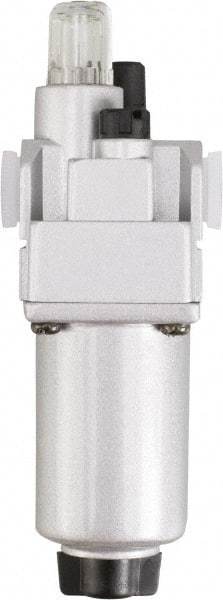 PRO-SOURCE - 1" NPT, 290 Max psi Heavy Duty Modular Lubricator - Aluminum Bowl, Aluminum Die Cast Body, 318 CFM, 140°F Max Temp, 3.54" Wide x 11.00" High - Industrial Tool & Supply