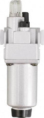 PRO-SOURCE - 1" NPT, 290 Max psi Heavy Duty Modular Lubricator - Aluminum Bowl, Aluminum Die Cast Body, 318 CFM, 140°F Max Temp, 3.54" Wide x 11.00" High - Industrial Tool & Supply