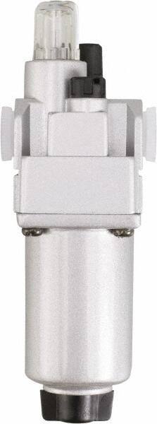 PRO-SOURCE - 1/2" NPT, 290 Max psi Standard Modular Lubricator - Aluminum Bowl, Aluminum Die Cast Body, 200 CFM, 140°F Max Temp, 2-3/4" Wide x 9.45" High - Industrial Tool & Supply