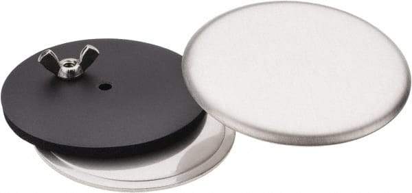 nVent Hoffman - 2" Conduit, 4, 12, 13, 3R, 4X NEMA Rated, Electrical Enclosure Stainless Steel Hole Seal - For Use with Enclosure Wall, CSA File 42186/IEC 60529/UL 508A/UL File E61997, Includes Oil-Resistant Gasket - Industrial Tool & Supply