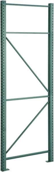 Steel King - 34,830 Lb Capacity Heavy-Duty Framing Upright Pallet Storage Rack - 3" Wide x 192" High x 42" Deep, Green - Industrial Tool & Supply