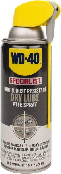 WD-40 Specialist - 10 oz Aerosol Dry Film with PTFE Spray Lubricant - High Temperature, Low Temperature, High Pressure - Industrial Tool & Supply