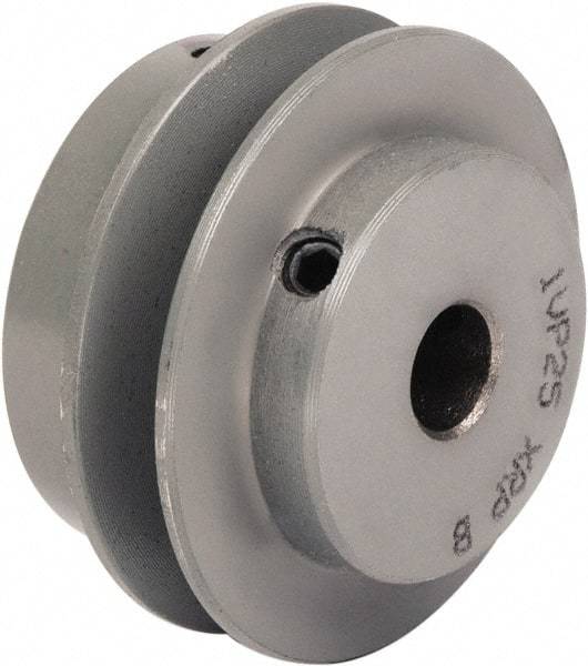 TB Wood's - 1" Inside Diam x 6.55" Outside Diam, 1 Groove, Variable Pitched Type 1 Sheave - Belt Sections 3L, 4L, A, 5L, B & 5V, 1-29/32" Sheave Thickness, 3/8" Side Groove Thickness 3/4 to 1-1/8" Face Width - Industrial Tool & Supply