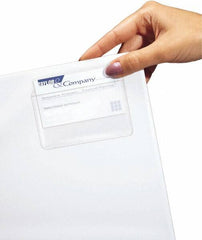 C-LINE - 10 Piece Business Card/ID Protectors - 2" High x 3-1/2" Wide - Industrial Tool & Supply