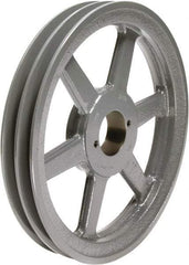 TB Wood's - 2 Groove, 1/2 to 1-1/2 Bore Diam, 9-3/4" Outside Diam, QD Bushed V Belt Sheave - 9.0 A Diam Belt Pitch - Industrial Tool & Supply