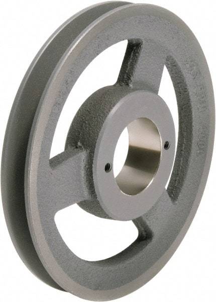 TB Wood's - 1 Groove, 1/2 to 1-1/2 Bore Diam, 7-3/4" Outside Diam, QD Bushed V Belt Sheave - 7.0 A Diam Belt Pitch - Industrial Tool & Supply