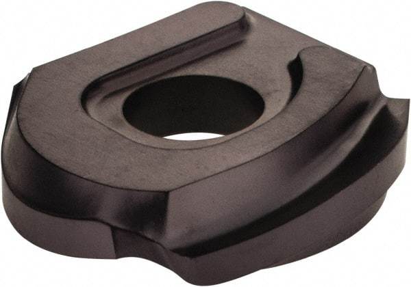 Iscar - HCRD1.0 QP Grade IC928 Carbide Milling Insert - TiAlN Finish, 0.212" Thick, 1" Inscribed Circle, 1/2" Corner Radius - Industrial Tool & Supply