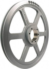 TB Wood's - 1 Groove, 1/2 to 2-1/2 Bore Diam, 14" Outside Diam, QD Bushed V Belt Sheave - 14.00 3V Diam Belt Pitch - Industrial Tool & Supply