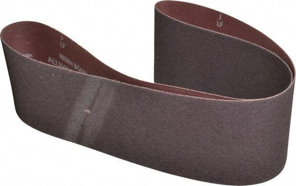 Norton - 4" Wide x 48" OAL, 40 Grit, Aluminum Oxide Abrasive Belt - Aluminum Oxide, Coarse, Coated, Series R228 - Industrial Tool & Supply