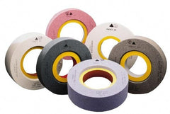Camel Grinding Wheels - 20" Diam x 8" Hole x 3" Thick, I Hardness, 46 Grit Surface Grinding Wheel - Aluminum Oxide, Type 7, Coarse Grade, 1,241 Max RPM, Vitrified Bond, Two-Side Recess - Industrial Tool & Supply