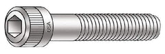 Armor Coat - 5/16-18 UNC Hex Socket Drive, Socket Cap Screw - Alloy Steel, Armor Coat Finish, Partially Threaded, 2" Length Under Head - Industrial Tool & Supply