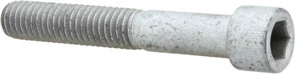 Armor Coat - 3/8-16 UNC Hex Socket Drive, Socket Cap Screw - Alloy Steel, Armor Coat Finish, Partially Threaded, 2-1/2" Length Under Head - Industrial Tool & Supply