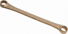 Ampco - 13/16" x 7/8" 12 Point Offset Box Wrench - Double End, 12-1/4" OAL, Aluminum Bronze - Industrial Tool & Supply