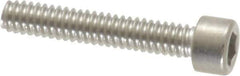 Made in USA - #2-56 UNC Hex Socket Drive, Socket Cap Screw - Grade 18-8 Stainless Steel, Uncoated, 1/2" Length Under Head - Industrial Tool & Supply