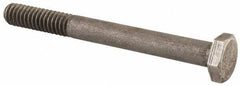 Made in USA - 1/4-20 UNC, 2-1/2" Length Under Head Hex Head Cap Screw - Grade 18-8 Stainless Steel, Uncoated, 7/16" Hex - Industrial Tool & Supply