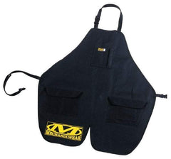 Mechanix Wear - 27 x 30" General Purpose Bib Apron - Cotton, Black, 0 Pockets - Industrial Tool & Supply