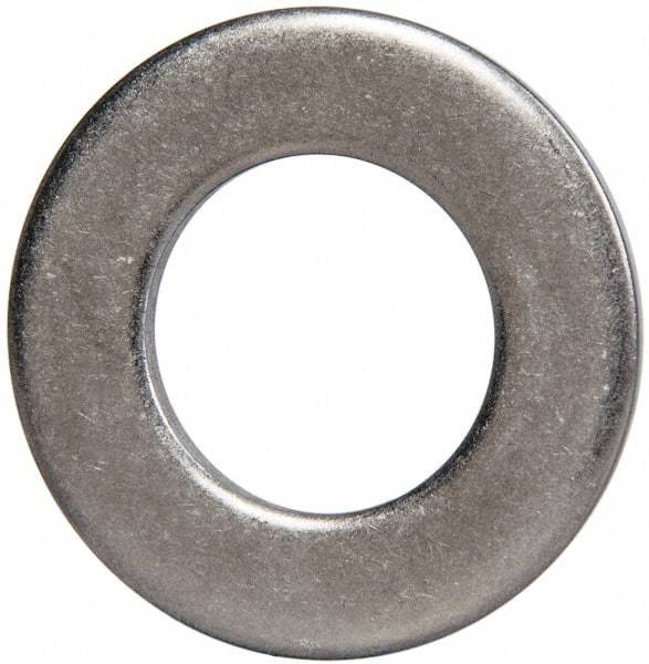 Made in USA - 3/4" Screw, Grade 300 Stainless Steel Standard Flat Washer - 0.812" ID x 1.469" OD, 0.108" Thick, Plain Finish, Meets Military Specifications - Industrial Tool & Supply
