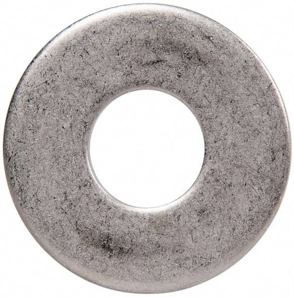 Made in USA - 3/4" Screw, Grade 300 Stainless Steel Standard Flat Washer - 0.812" ID x 2" OD, 0.122" Thick, Plain Finish, Meets Military Specifications - Industrial Tool & Supply