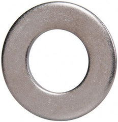 Made in USA - 7/8" Screw, Grade 300 Stainless Steel Standard Flat Washer - 0.938" ID x 1-3/4" OD, 0.108" Thick, Plain Finish, Meets Military Specifications - Industrial Tool & Supply