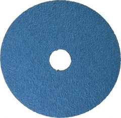 Norton - 7" Diam 7/8" Hole 24 Grit Fiber Disc - Very Coarse Grade, Zirconia Alumina, Series F672 - Industrial Tool & Supply