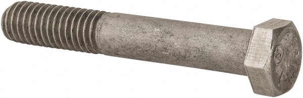 Made in USA - 3/8-16 UNC, 2-1/2" Length Under Head Hex Head Cap Screw - Industrial Tool & Supply