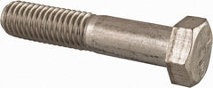 Made in USA - 1/2-13 UNC, 2-1/2" Length Under Head Hex Head Cap Screw - Industrial Tool & Supply