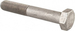 Made in USA - 5/16-24 UNF, 2" Length Under Head Hex Head Cap Screw - Grade 18-8 Stainless Steel, Uncoated, 1/2" Hex - Industrial Tool & Supply