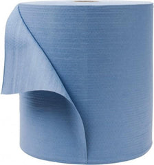 WypAll - X80 Dry Shop Towel/Industrial Wipes - Jumbo Roll, 13-3/8" x 12-1/2" Sheet Size, Blue - Industrial Tool & Supply
