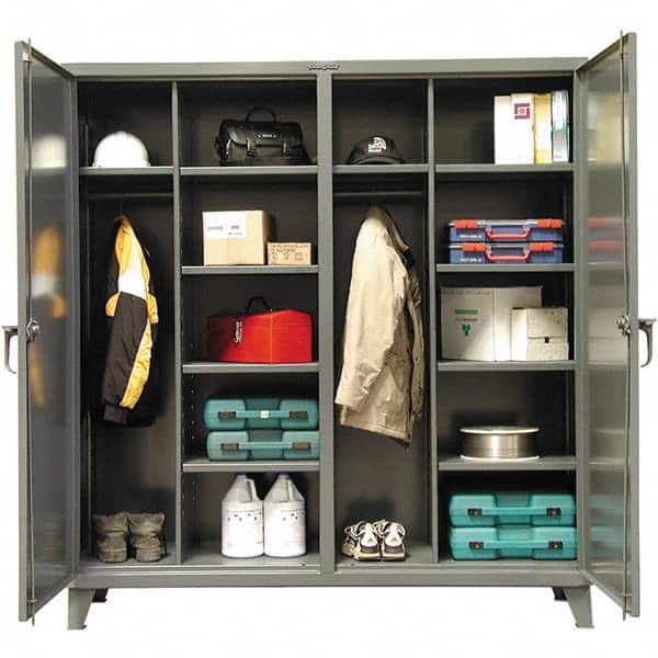 Strong Hold - Storage Cabinets Type: Wardrobe Width (Inch): 72 - Industrial Tool & Supply
