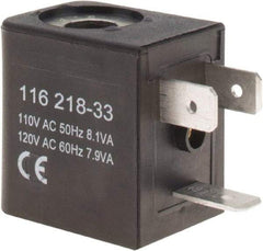 ARO/Ingersoll-Rand - 120 AC Volt, Din Connection Coil Lead Length, Class F, Solenoid Coil - 4.8 Watt, NEMA 4 Enclosure, Use with ARO Solenoid Valve - Industrial Tool & Supply