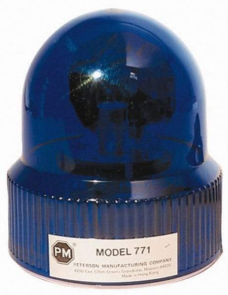Peterson - Emergency Beacon Light Assembly - Blue - Industrial Tool & Supply