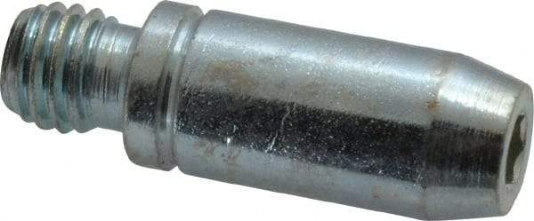 Jergens - 1/2-13 Threaded Stem, Revolving Handwheel & Machine Handle - Aluminum Cylindrical Handle, 1/2" Long Carbon Steel Stem, 3-1/4" Handle Length - Industrial Tool & Supply