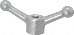 Jergens - 2 Offset Arms, 1/2-13" Hole, Tapped Speed Handle - 1-1/2" High, 1-1/8" Hub Diam - Industrial Tool & Supply