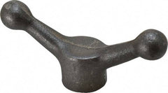 Jergens - 2 Offset Arms, Blank Speed Handle - 1-1/2" High, 1-1/8" Hub Diam - Industrial Tool & Supply