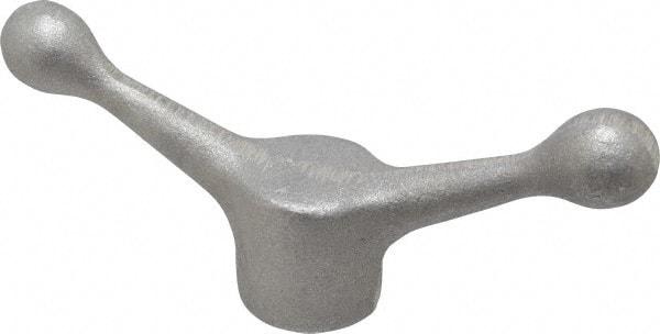 Jergens - 2 Offset Arms, Blank Speed Handle - 3" High, 2" Hub Diam - Industrial Tool & Supply