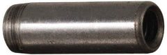 Jergens - 7/16" Diam x 2" Pin Length C-1215 Alloy Steel Pull Out Dowel Pin - C 47-58 & C 60-64 (Surface) Hardness, 1 Beveled & 1 Threaded End - Industrial Tool & Supply
