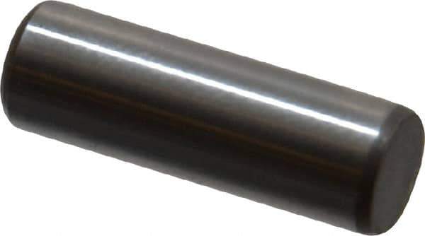 Jergens - 1/4" Diam x 3/4" Pin Length C-1215 Alloy Steel Pull Out Dowel Pin - C 47-58 & C 60-64 (Surface) Hardness, 1 Beveled & 1 Threaded End - Industrial Tool & Supply