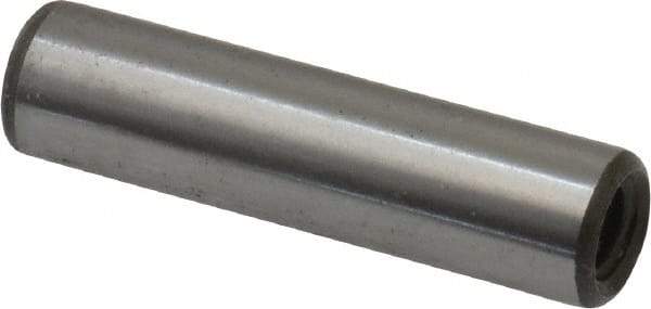 Jergens - 1/4" Diam x 1" Pin Length C-1215 Alloy Steel Pull Out Dowel Pin - C 47-58 & C 60-64 (Surface) Hardness, 1 Beveled & 1 Threaded End - Industrial Tool & Supply