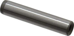 Jergens - 1/4" Diam x 1-1/4" Pin Length C-1215 Alloy Steel Pull Out Dowel Pin - C 47-58 & C 60-64 (Surface) Hardness, 1 Beveled & 1 Threaded End - Industrial Tool & Supply