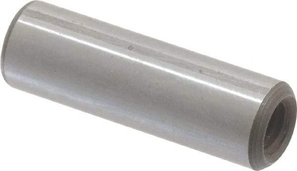 Jergens - 5/16" Diam x 1" Pin Length C-1215 Alloy Steel Pull Out Dowel Pin - C 47-58 & C 60-64 (Surface) Hardness, 1 Beveled & 1 Threaded End - Industrial Tool & Supply