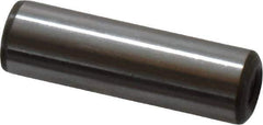 Jergens - 3/8" Diam x 1-1/4" Pin Length C-1215 Alloy Steel Pull Out Dowel Pin - C 47-58 & C 60-64 (Surface) Hardness, 1 Beveled & 1 Threaded End - Industrial Tool & Supply