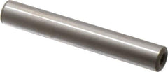 Jergens - 3/8" Diam x 2-1/2" Pin Length C-1215 Alloy Steel Pull Out Dowel Pin - C 47-58 & C 60-64 (Surface) Hardness, 1 Beveled & 1 Threaded End - Industrial Tool & Supply