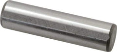 Jergens - 1/2" Diam x 2" Pin Length C-1215 Alloy Steel Pull Out Dowel Pin - C 47-58 & C 60-64 (Surface) Hardness, 1 Beveled & 1 Threaded End - Industrial Tool & Supply