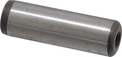 Jergens - 5/8" Diam x 2" Pin Length C-1215 Alloy Steel Pull Out Dowel Pin - C 47-58 & C 60-64 (Surface) Hardness, 1 Beveled & 1 Threaded End - Industrial Tool & Supply