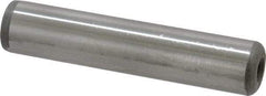 Jergens - 5/8" Diam x 3" Pin Length C-1215 Alloy Steel Pull Out Dowel Pin - C 47-58 & C 60-64 (Surface) Hardness, 1 Beveled & 1 Threaded End - Industrial Tool & Supply