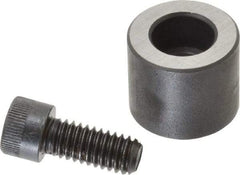 Jergens - 5/16-18 Thread, 7/8" OD, 3/4" High, Jig Foot - Black Oxide Finish, Low Carbon Steel, Case Hardened, 75-77 R30N Heat Treatment - Industrial Tool & Supply