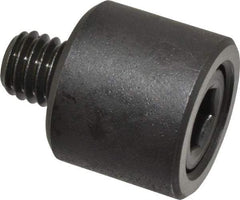 Jergens - 3/8-16 Thread, 7/8" OD, 3/4" High, Jig Foot - Black Oxide Finish, Low Carbon Steel, Case Hardened, 75-77 R30N Heat Treatment - Industrial Tool & Supply